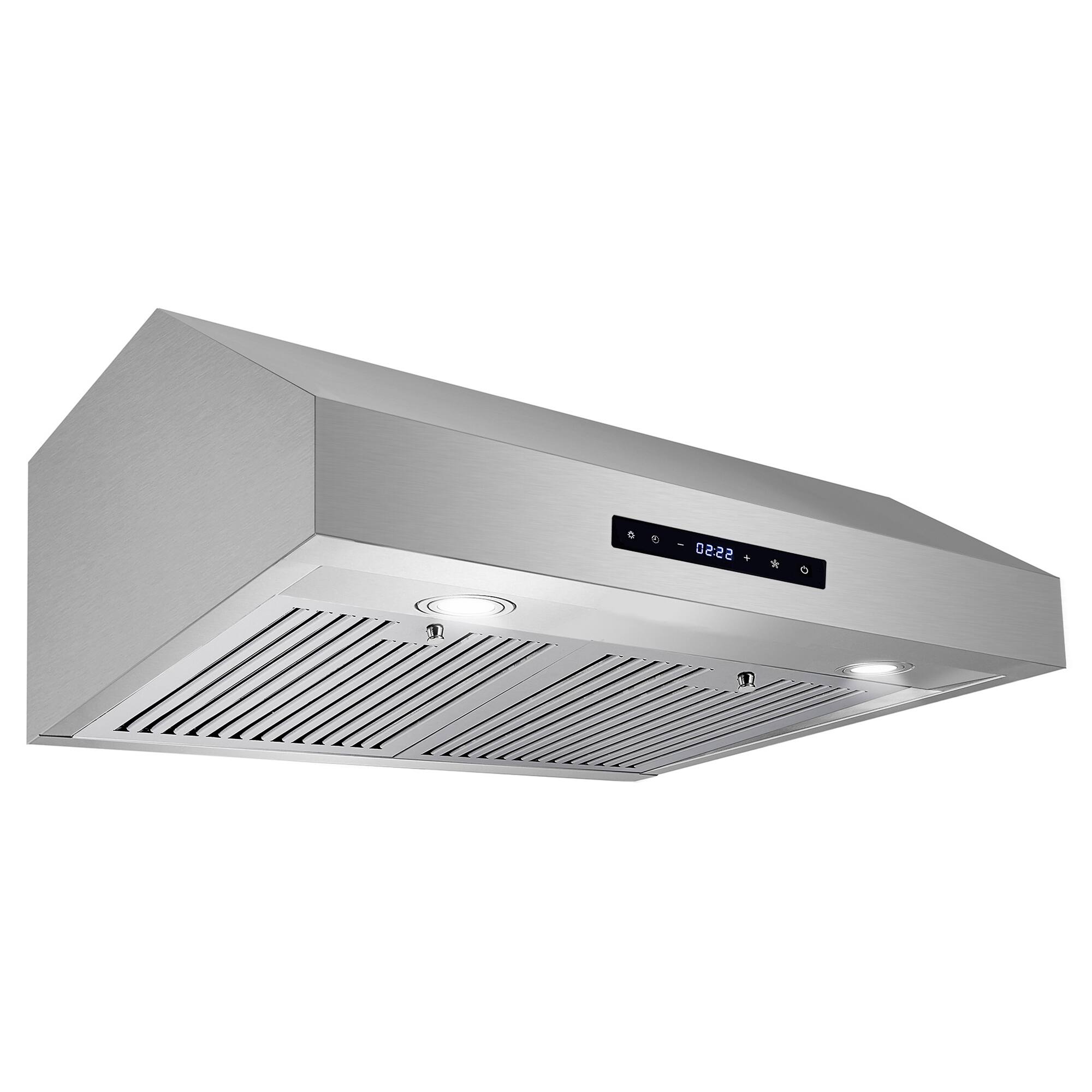 Alt View 1. COSMO - UMC30 30 in. Haven Collection 380 CFM Ducted Under Cabinet Range Hood, LED Lights, Touch Controls - Stainless Steel.