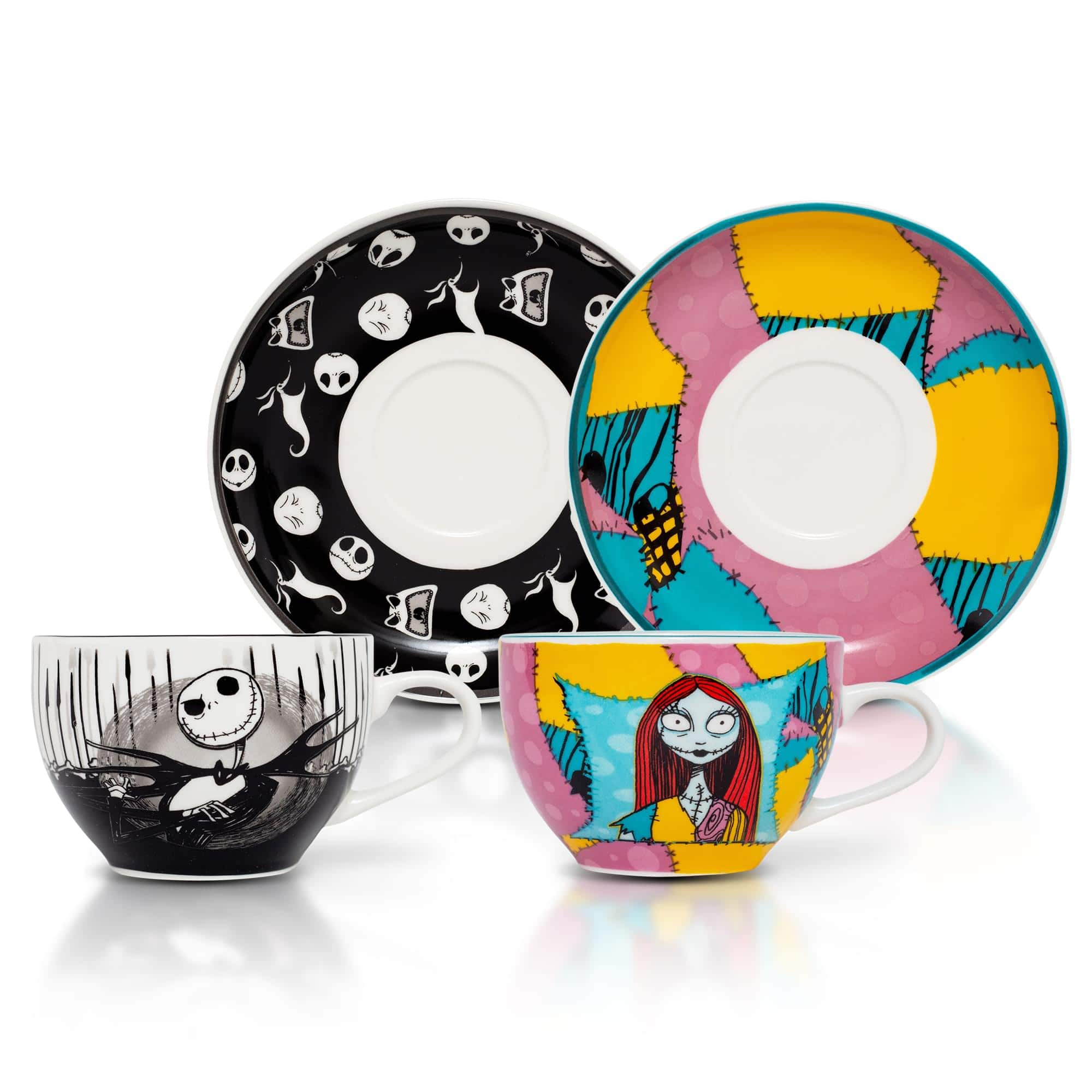 Disney - The Nightmare Before Christmas Jack & Sally Teacup and Saucer | Set of 2 - Black price history on PriceWatchPro