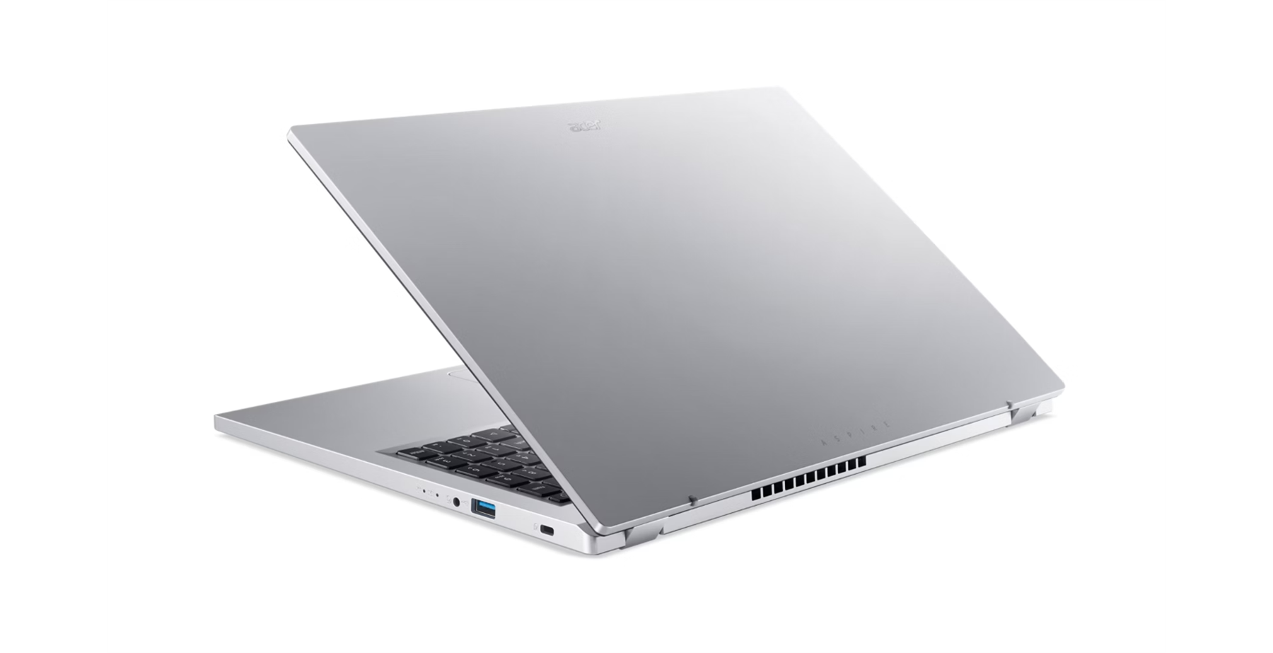 Back. Acer - laptop 15.6" FHD display, AMD Ryzen 5 7520U, 8GB DDR5,512GB SSD.