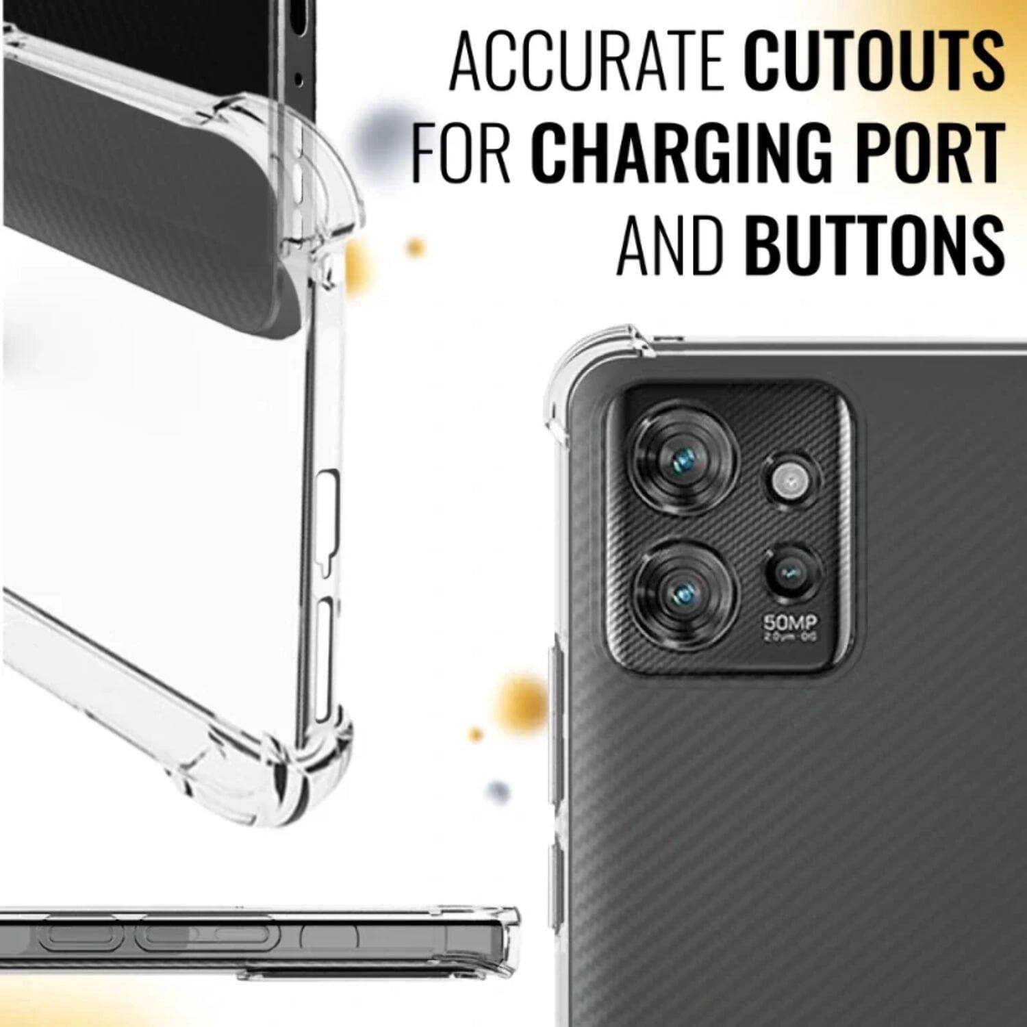 ACCURATE CUTOUTS FOR CHARGING PORT AND BUTTONS