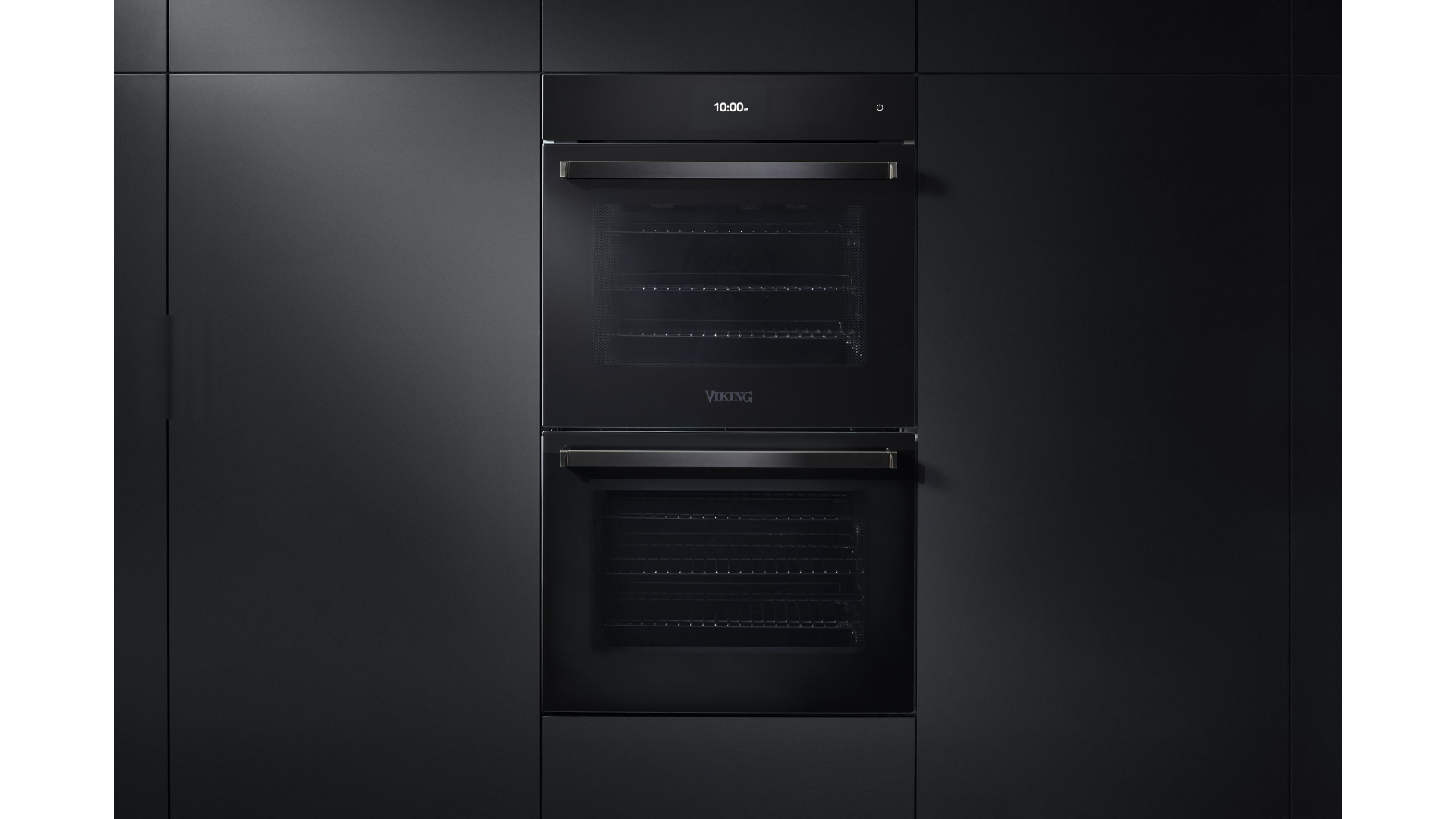 30" Viking RVL Series Double Electric Thermal-Convection Oven - Black Glass