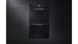 30" Viking RVL Series Double Electric Thermal-Convection Oven - Black Glass