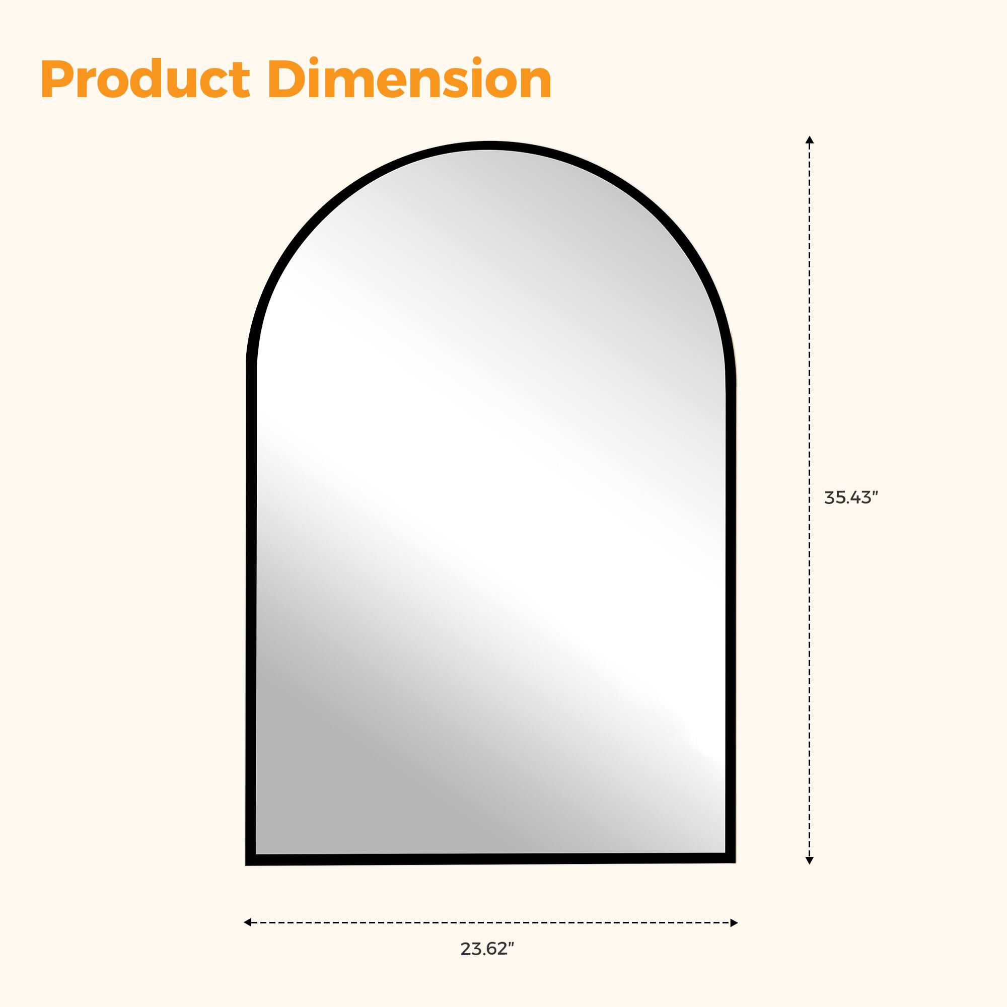 Product Dimension  
35.43"  
23.62"