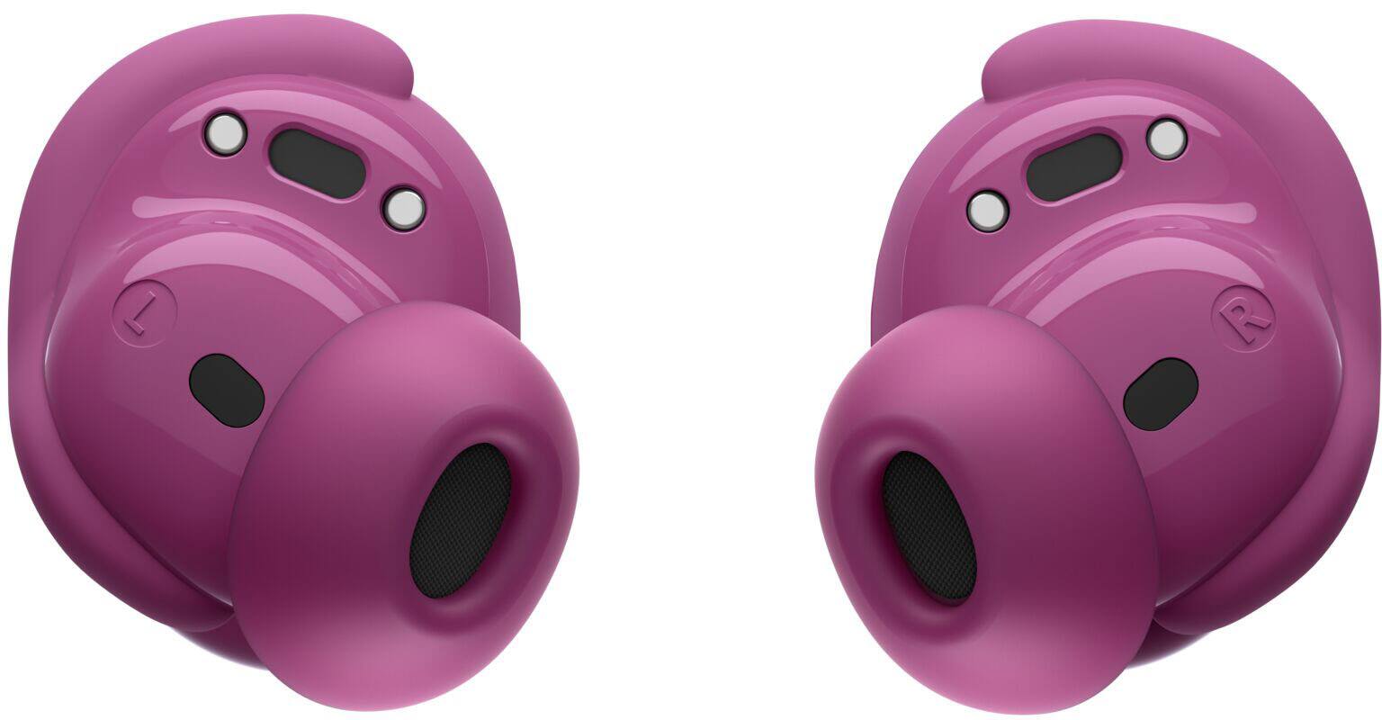 Alt View 3. Bose - QuietComfort True Wireless Noise Cancelling In-Ear Earbuds - Rosewood Mauve.