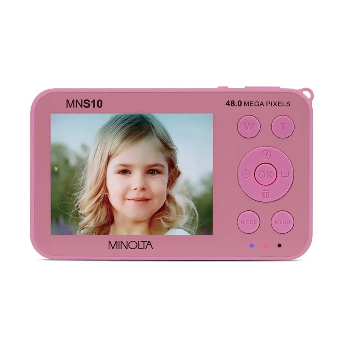 MNS10  
48.0 MEGA PIXELS  
W  
T  
OK  
MODE  
MENU  
MINOLTA