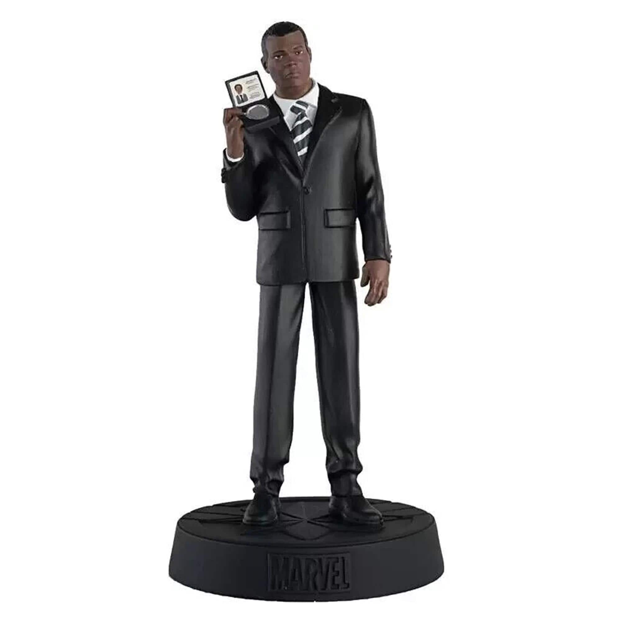 Eaglemoss Marvel Movie Collection 1:16 Figurine | Agent Nick Fury - Black