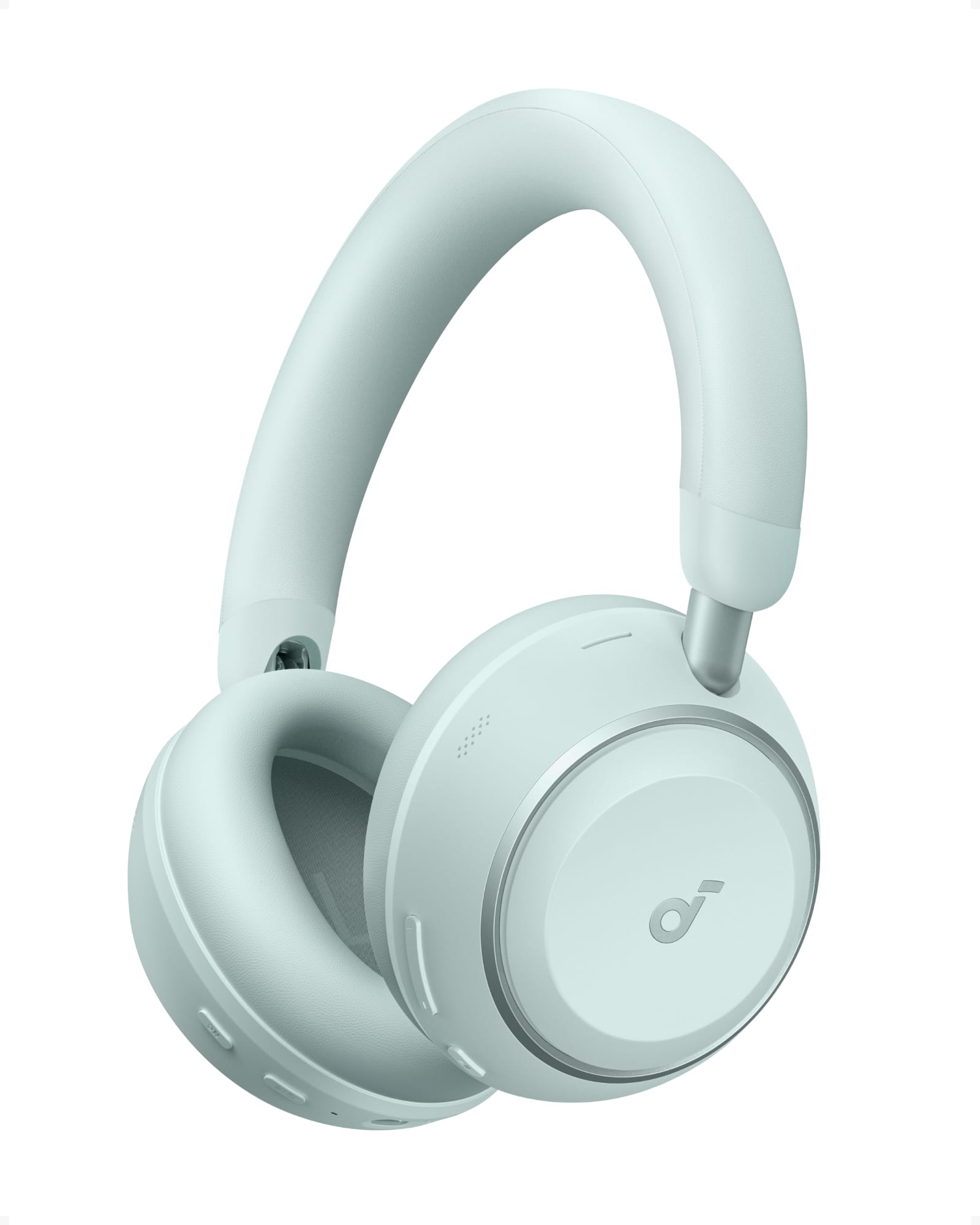Soundcore - by Anker Space 2 Wireless Bluetoth Noise Cancelling Over-the-Ear Headphones with 50H ANC Playtime and All-Day Comfort - Seafoam Green