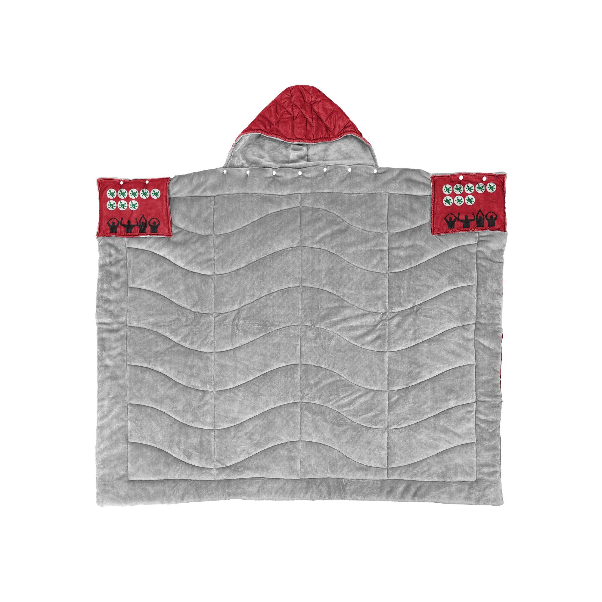 Alt View 1. Pegasus - Ohio State Buckeyes 50" x 60" Wearable Hero Cape - Multicolor.