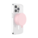 Angle. PopSockets - Multi-Surface Magnetic Suction Phone with MagSafe for Mobile Phones - Metallic Dusty Rose.