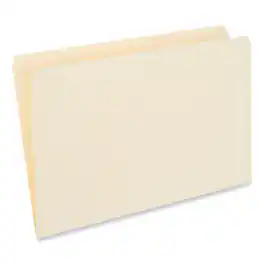 Universal - Double-Ply Top Tab Manila File Folders, Straight Tabs, Legal Size, 0.75" Expansion, Manila, 100/Box