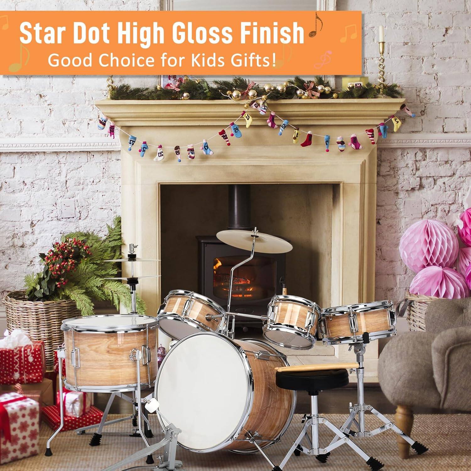 Star Dot High Gloss Finish  
Good Choice for Kids Gifts!