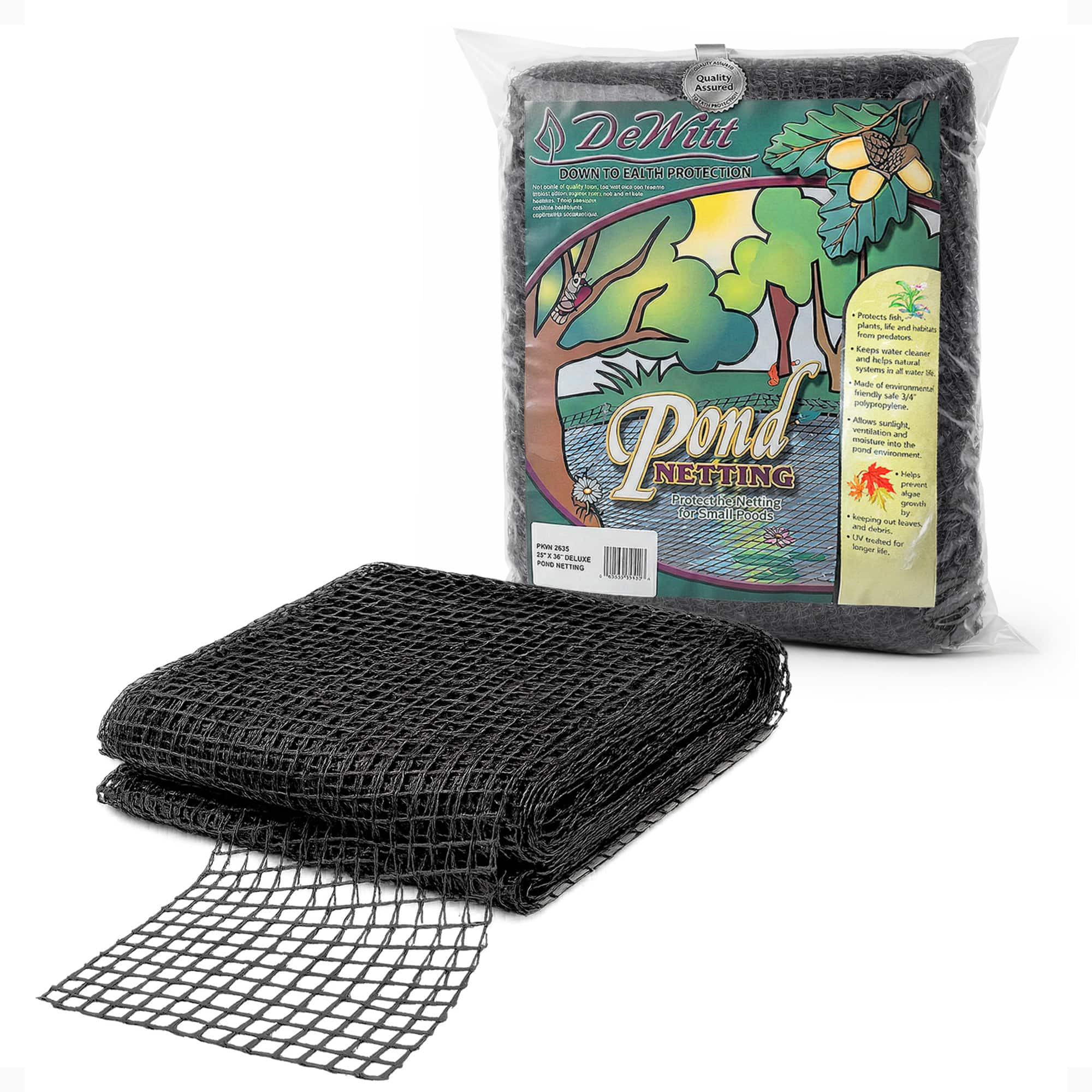 DeWitt - Deluxe PN30-2030 30 x 20 Ft Heavy Duty Backyard Fish Pond Netting Cover - Black price history on PriceWatchPro