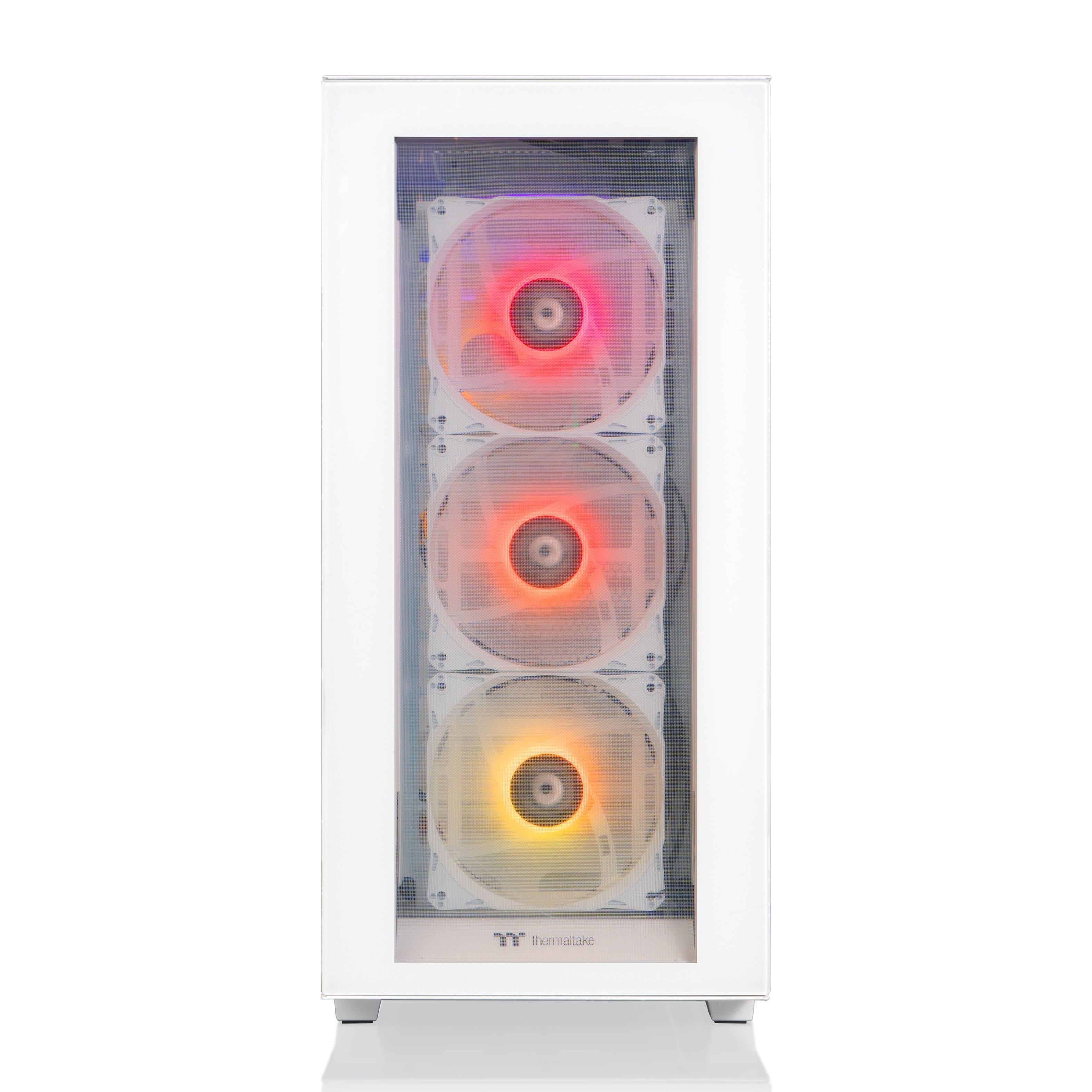 Alt View Zoom 2. Thermaltake - LCGS View i460T V2 Gaming Desktop Intel Core i7- 14700F, 32GB DDR5 RAM, NVIDIA GeForce RTX 4060 Ti, 1TB NVMe M.2 - White.