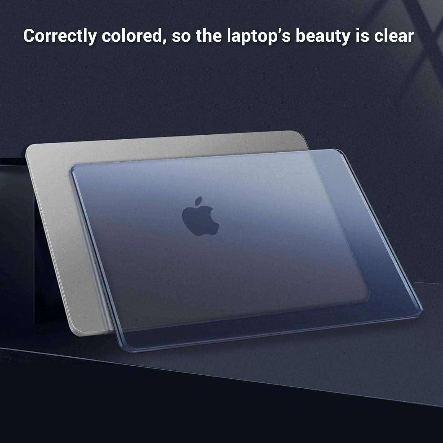 Correctly colored, so the laptop's beauty is clear