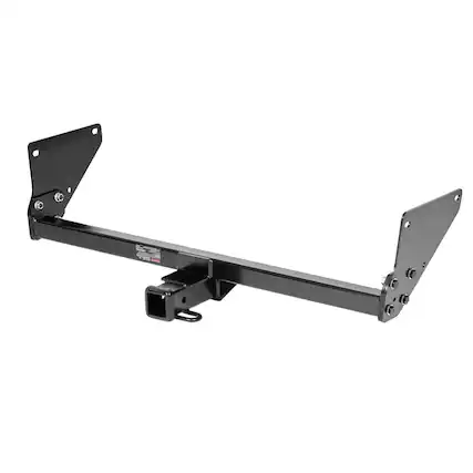 Front. VEVOR - Class 3 Trailer Hitch, 2-Inch Receiver, 6000 lbs, Q345B Steel Tube Frame, Compatible with 2020-2024 Toyota RAV4 - Black.