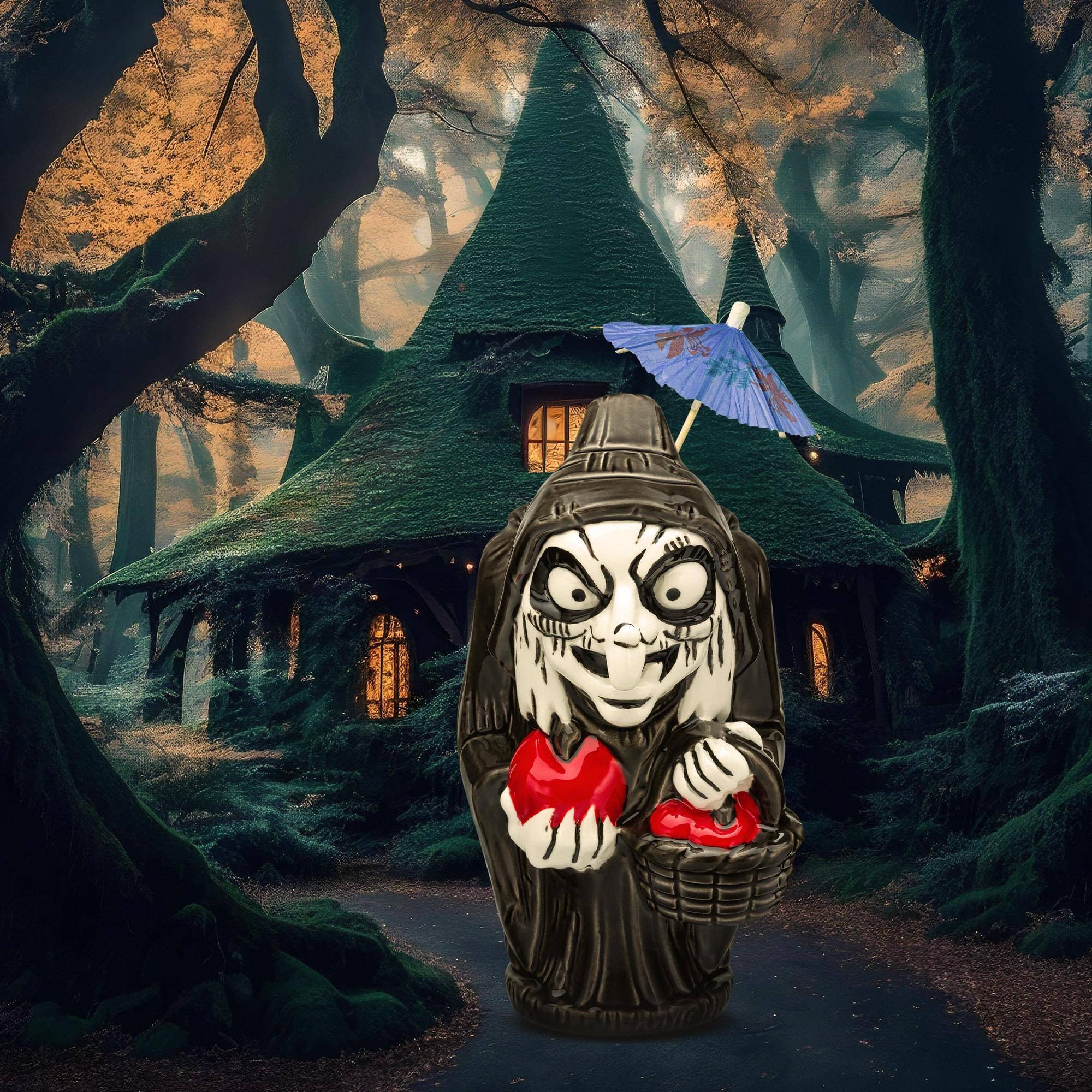 Alt View 10. Disney - Geeki Tikis Disney Snow White Witch Holding Poison Apple Mug | Holds 16 Ounces - Black.