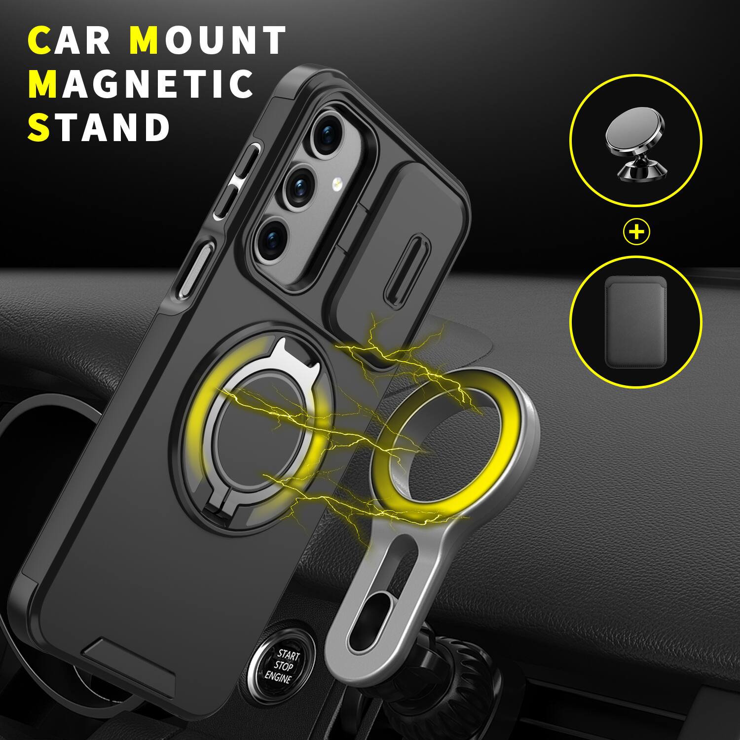 CAR MOUNT MAGNETIC STAND

START STOP ENGINE