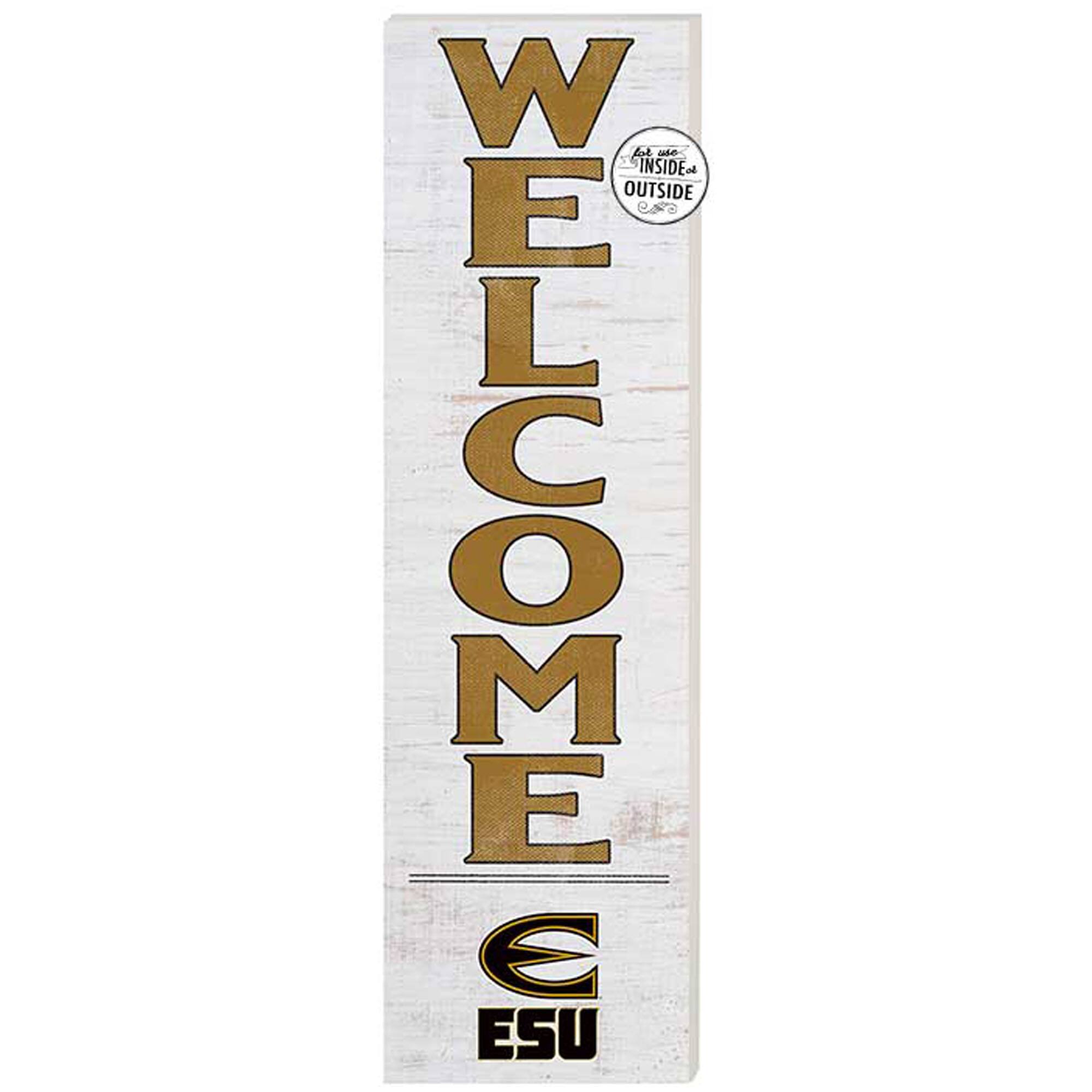 Emporia State Hornets 10'' x 35'' Indoor/Outdoor Welcome Sign