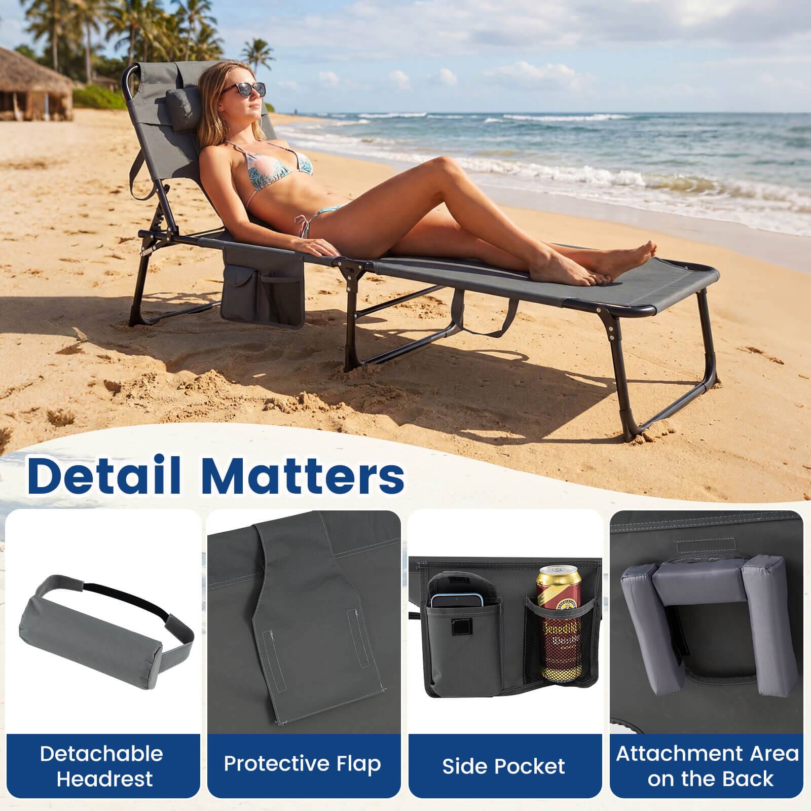 Detail Matters  
Detachable Protective Flap Headrest  
Attachment Area Side Pocket on the Back