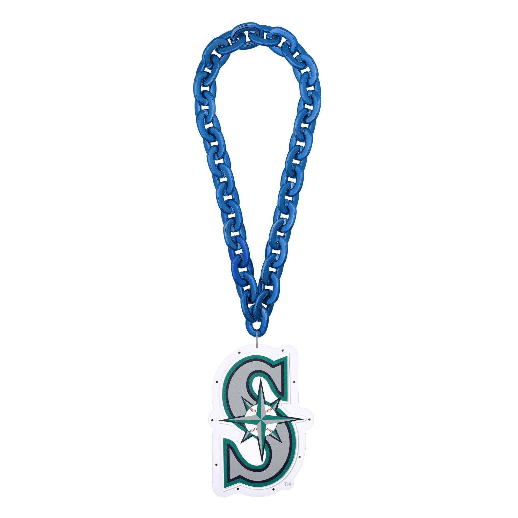 FOCO - Seattle Mariners Light Up Big Logo Fan Chain - Multicolor