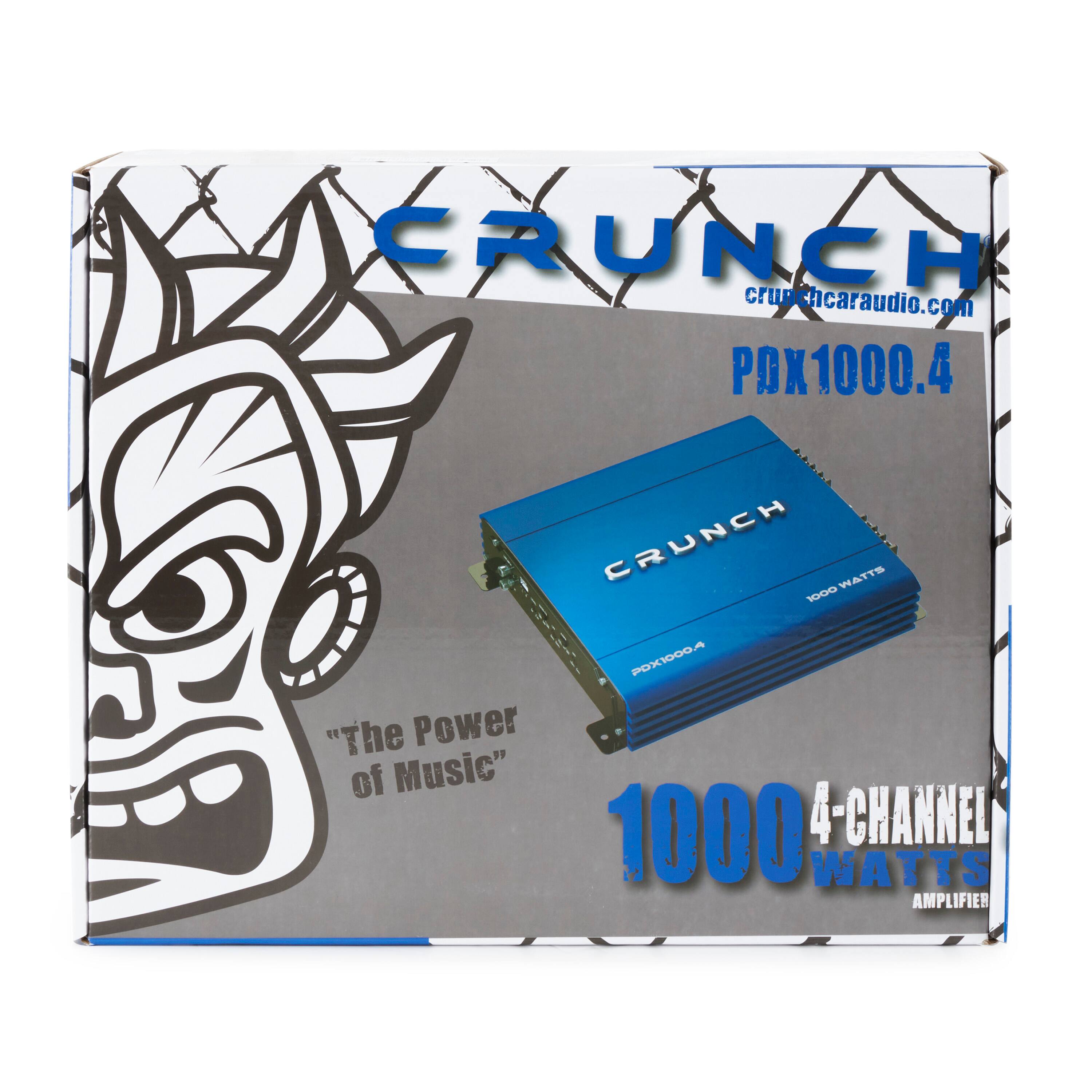 CRUNCH  
crunchcaraudio.com  
PDX1000.4  
CRUNCH  
1000 WATTS  
4-CHANNEL AMPLIFIER  
"The Power of Music"