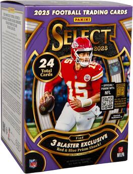 2025 Panini Select Football Blaster Box (Red & Blue Prizms!)