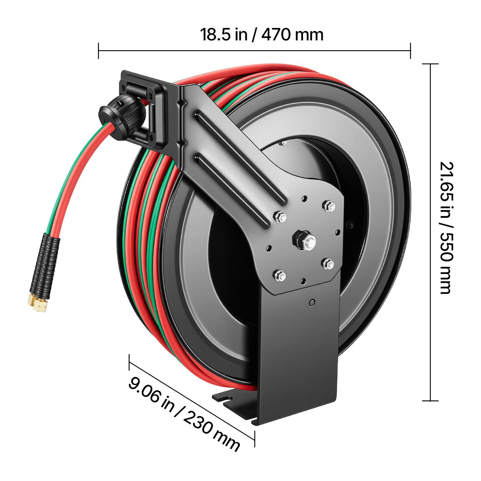 18.5 in / 470 mm  
21.65 in / 550 mm  
9.06 in / 230 mm
