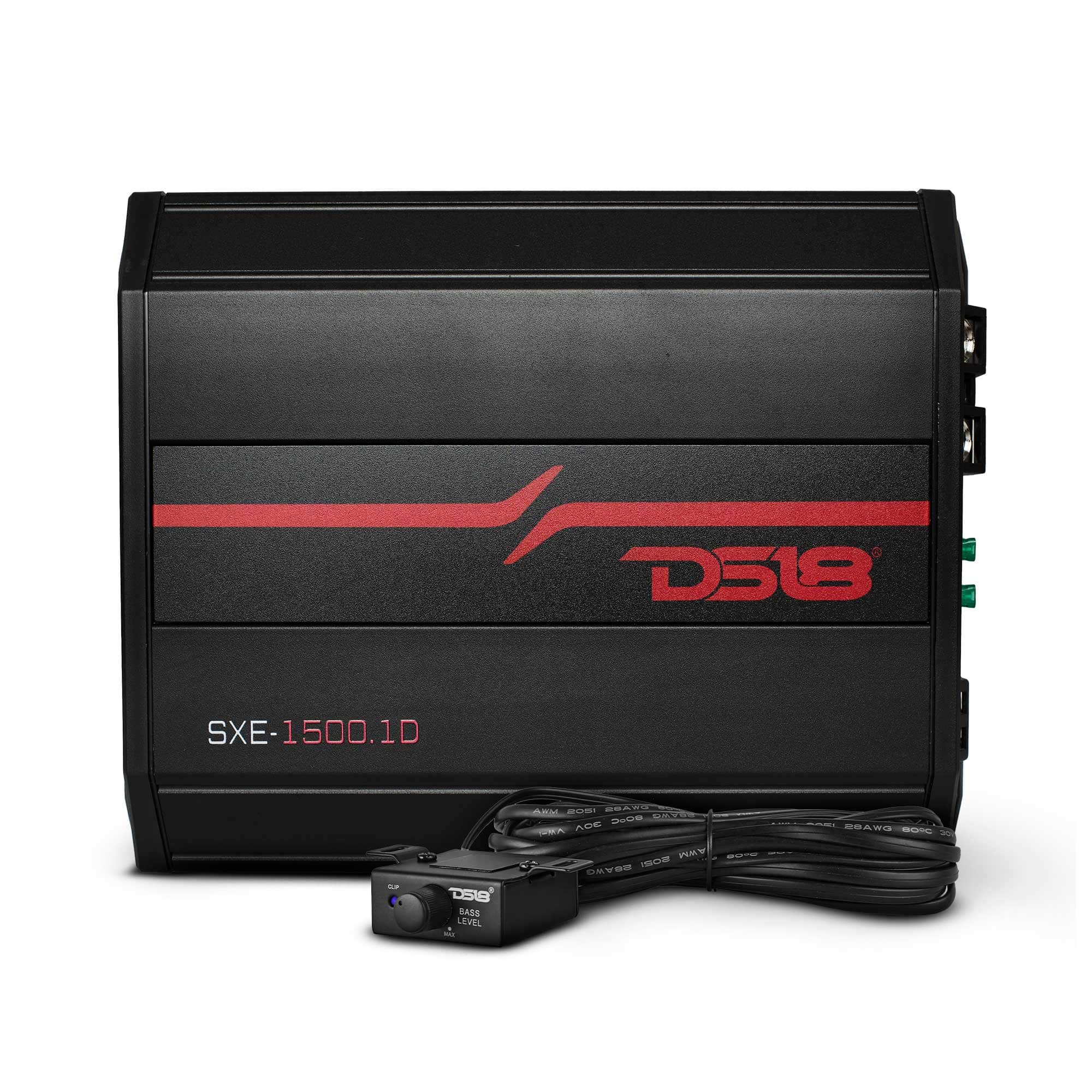 DS18 Audio - SXE 1-Channel Class D Car Amplifier, 500W RMS at 1 Ohm - Black