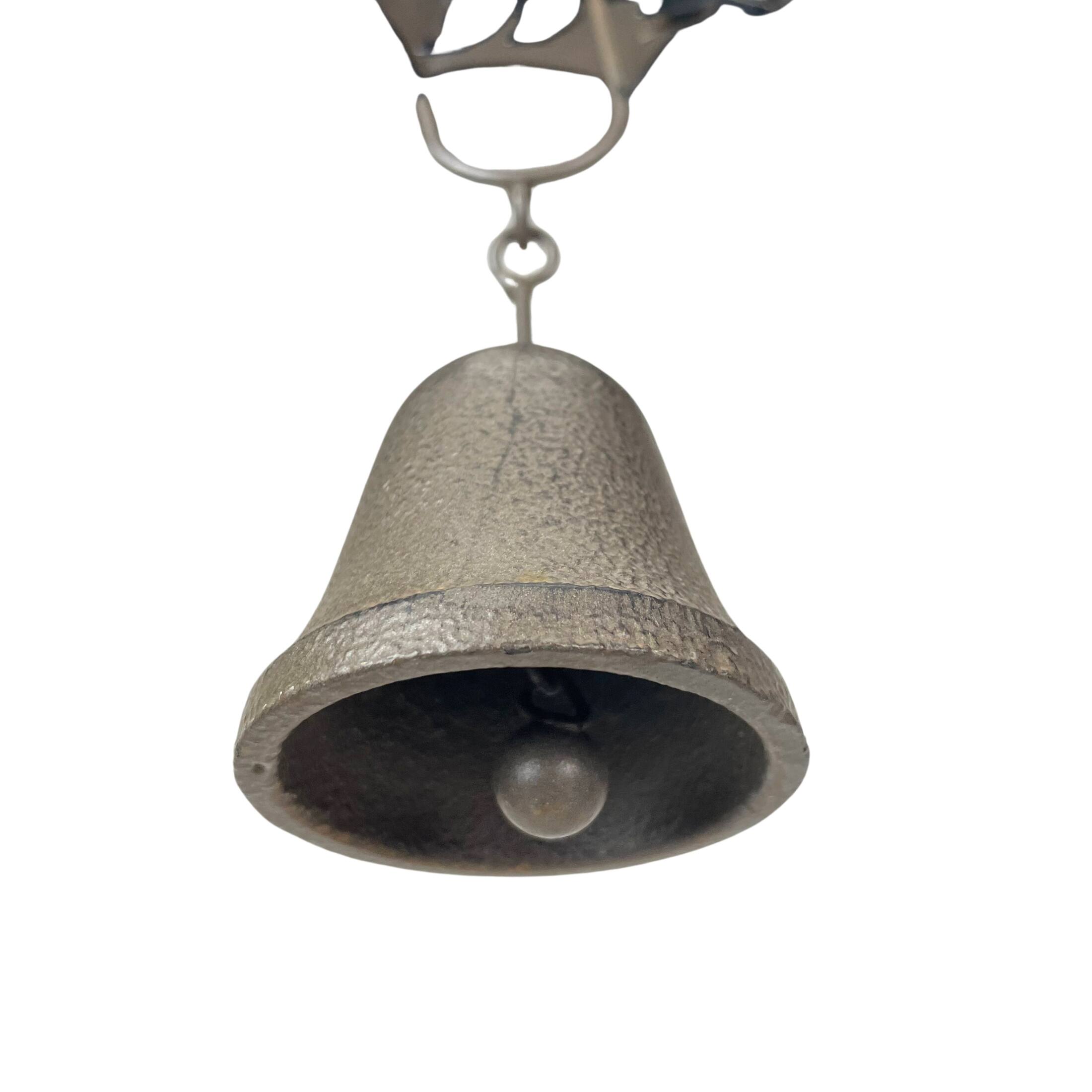 Alt View 9. Things2Die4 - Rustic Black Bear & Umbrella Rain Chain - 75" Long Distressed Copper Finish - Brown.