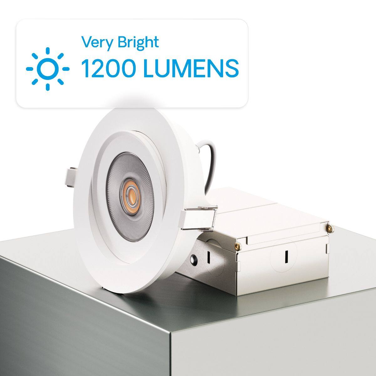 Very Bright  
1200 LUMENS