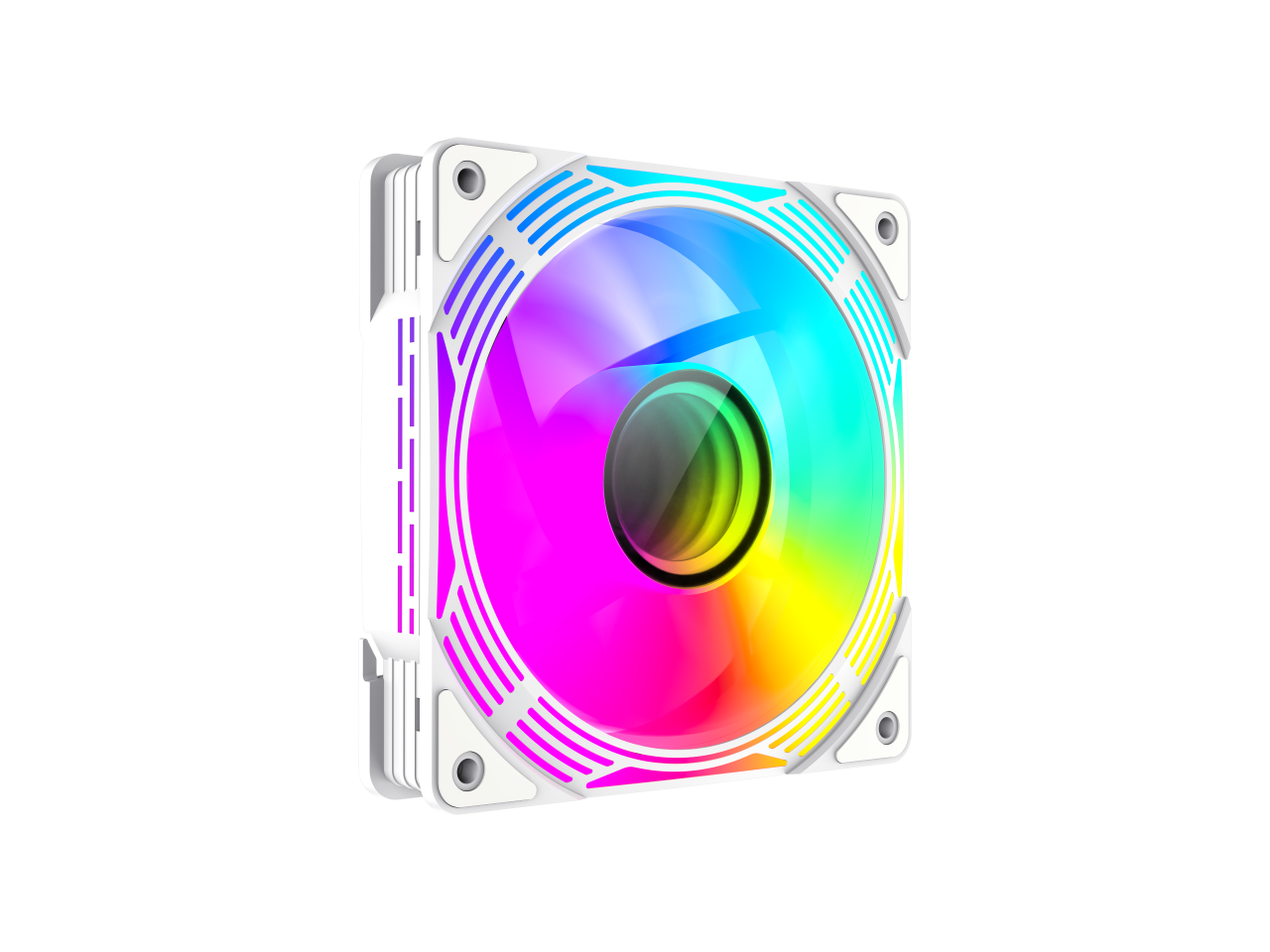 GAMEMAX - FN12A-C8I-W, 120mm ARGB Cooling Fan - White