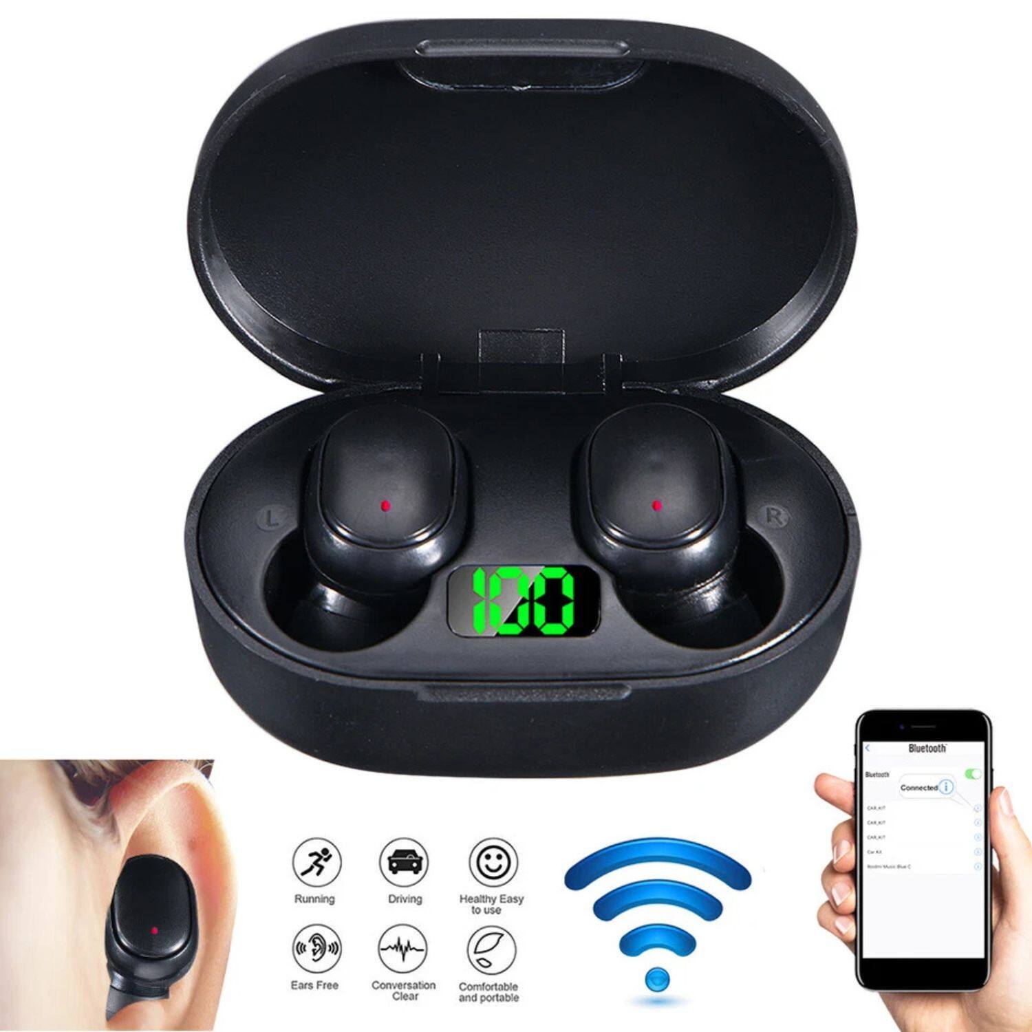 100 R Bluetooth Burtam Connected

- Running
- Driving
- Healthy Easy to use
- Ears Free
- Conversation Clear
- Comfortable and portable
- Easy
- Portable