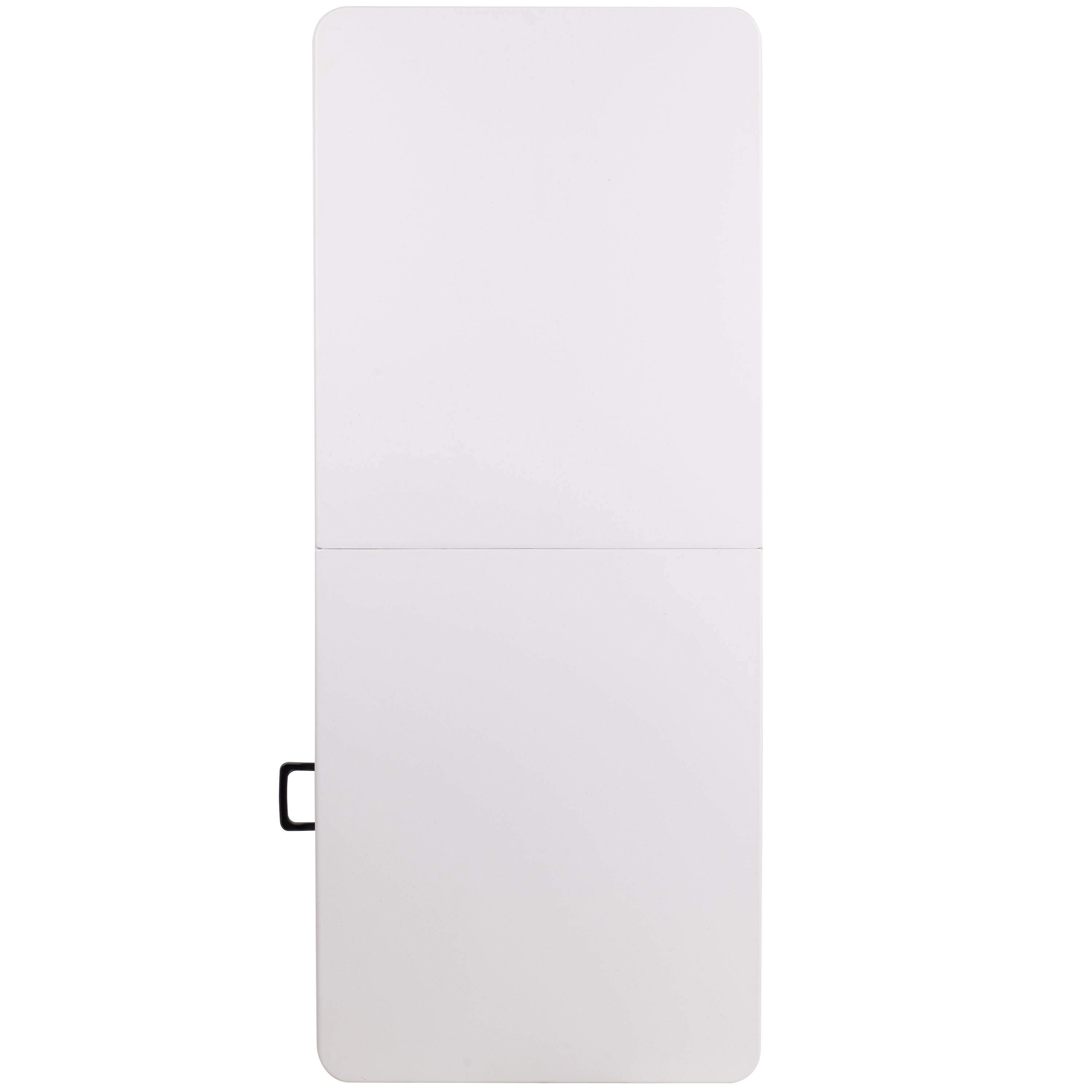 Alt View 13. Alamont Home - Elon 6-Foot Bi-Fold Granite White Plastic Banquet and Event Folding Table with Handle - Granite White.