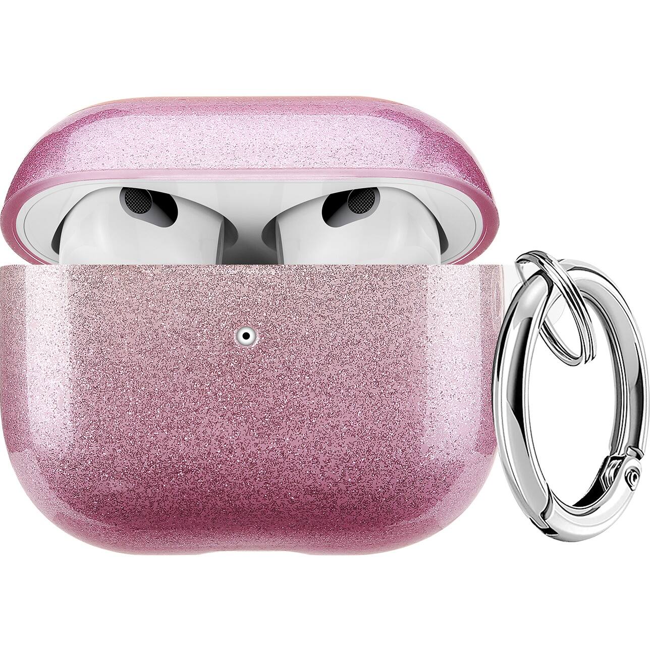 Alt View 12. SaharaCase - Sparkle Series Case for Apple AirPods 3 (3rd Generation) - Pink.