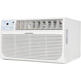 Keystone - 450 Sq. Ft. 10,000 BTU 230V In Wall Air Conditioner with Follow Me LCD Remote Control - White