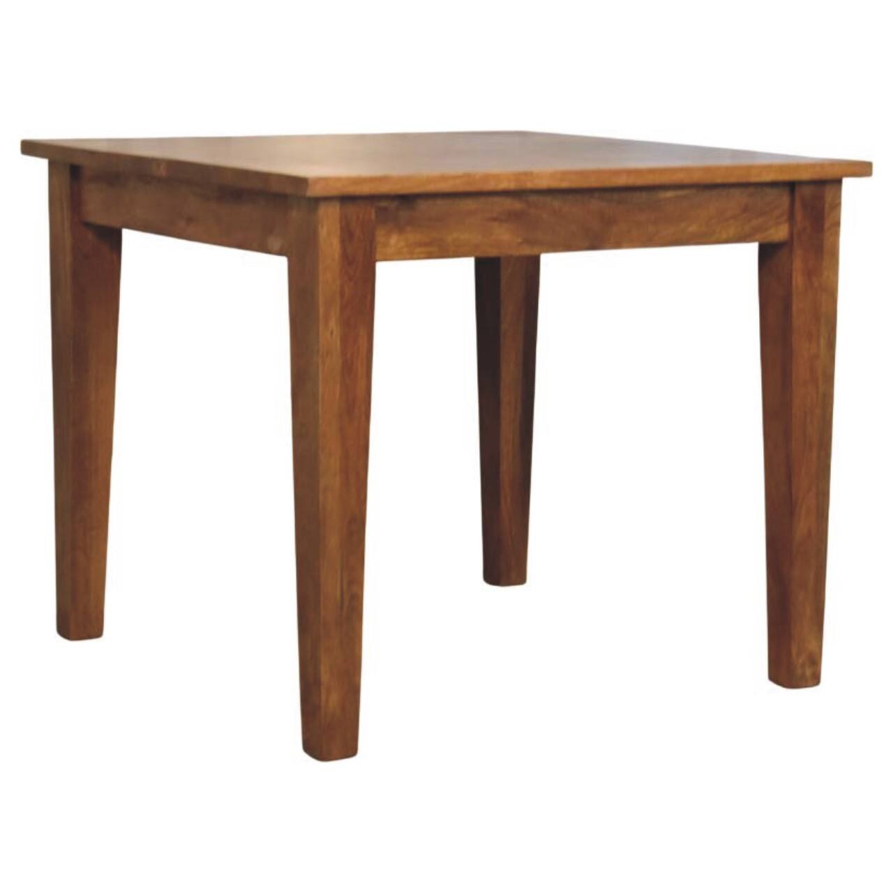 Left. Artisan Furniture - Golden Teak Solid Wood Dining Table,  Light Brown - Light Brown.