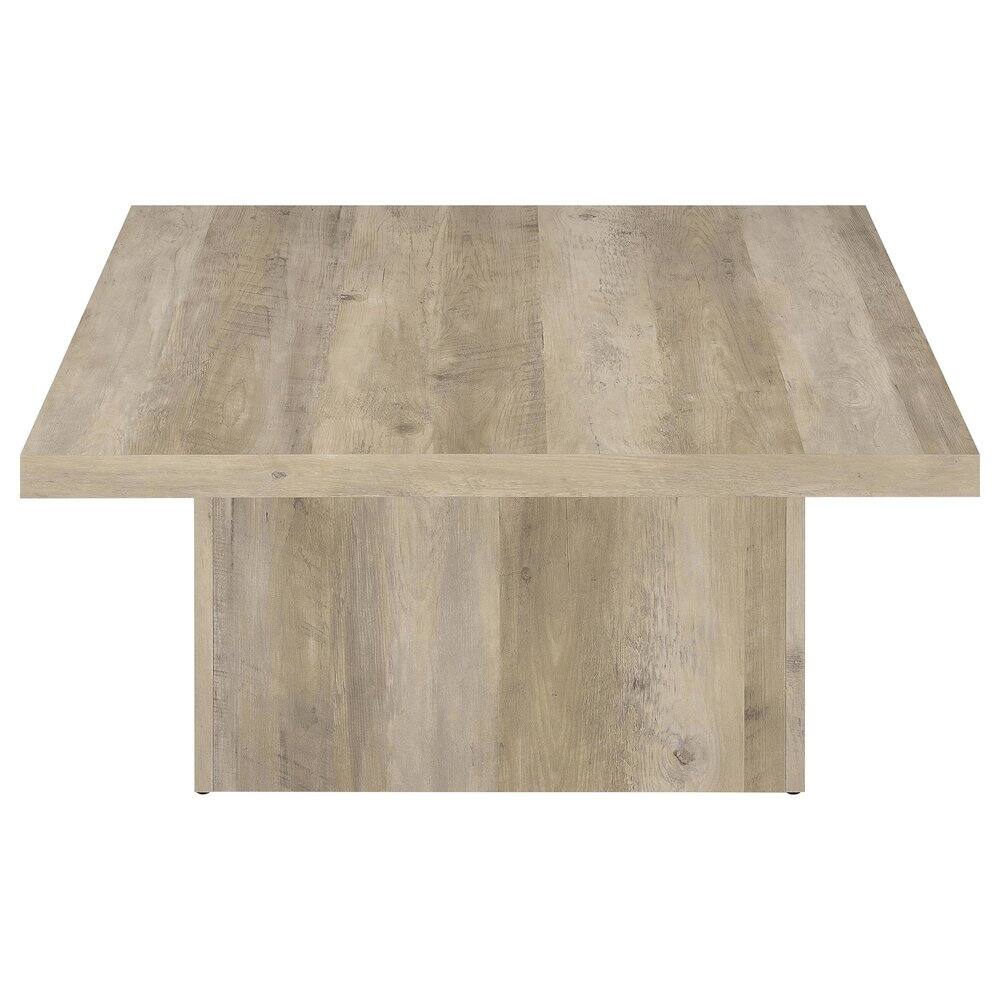 Alt View 7. Coaster Co. of America - Devar 3-piece Square Coffee End Table Set Distressed Pine - Distressed Pine.