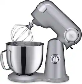 Cuisinart - Refurbished Excellent - SM-50 5.5 Qt Stand Mixer 12-Speed, 12 Colors - Precision Master Series - Silver Lining