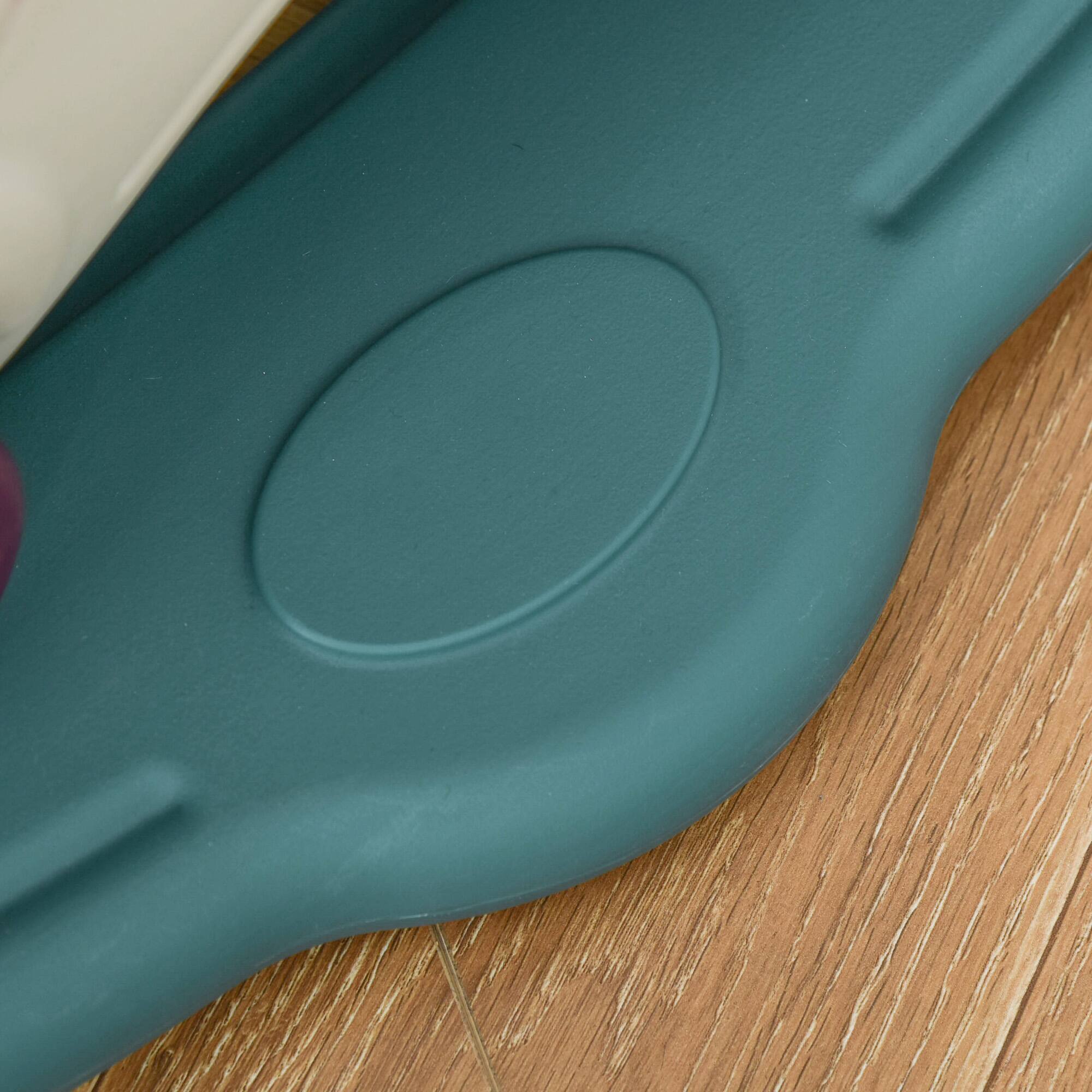 Alt View 5. Qaba - Kids 2 in 1 Rocking Horse & Sliding Car for Indoor & Outdoor Use w/ Detachable Base, Wheels, Smooth Materials.