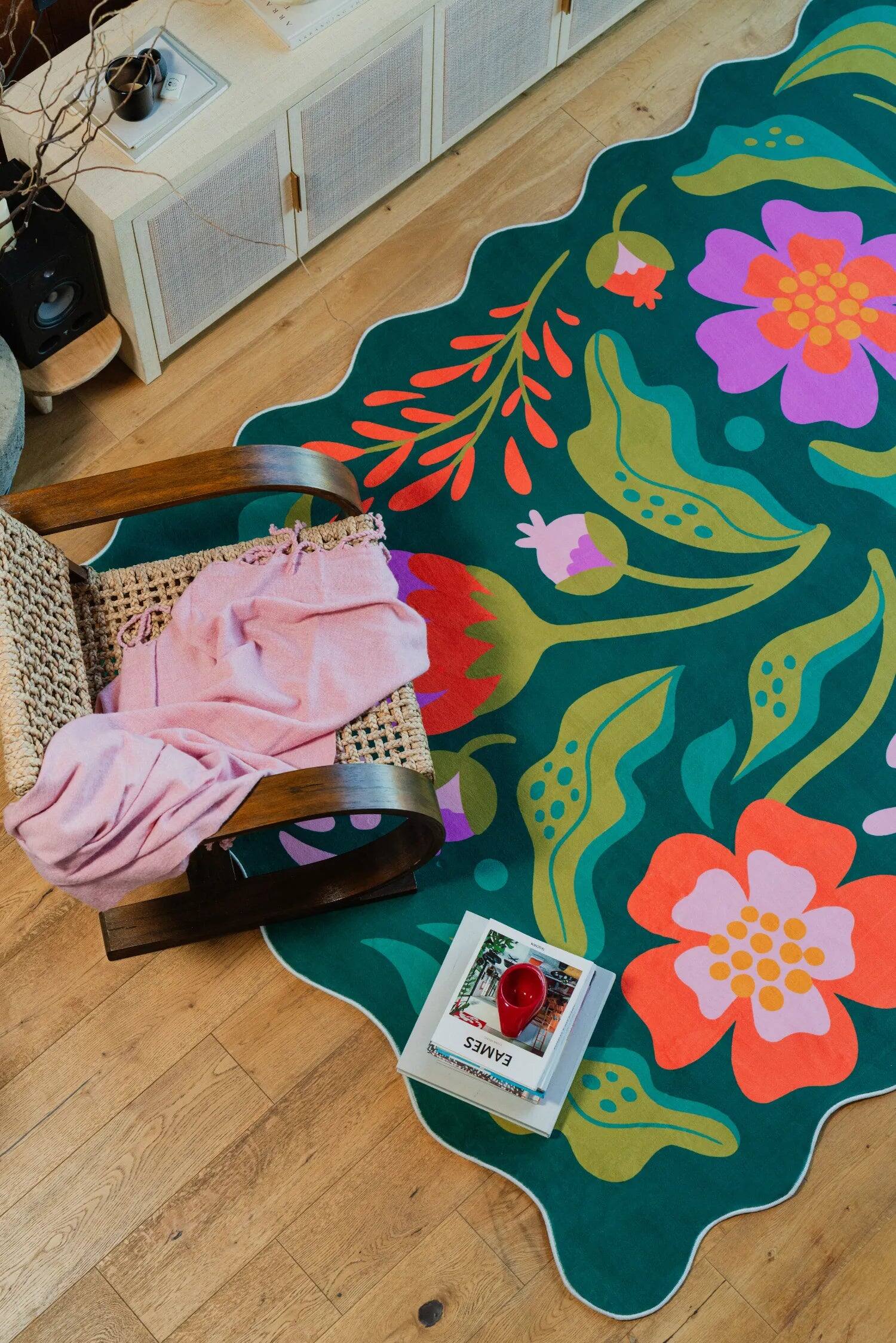 Lanyspace 7'x10' Area Rug, Washable Rugs, Non Slip and Tear Resistant ...