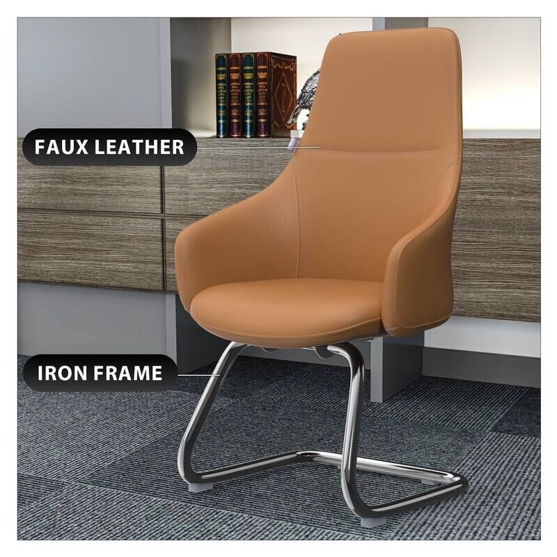 FAUX LEATHER  
IRON FRAME