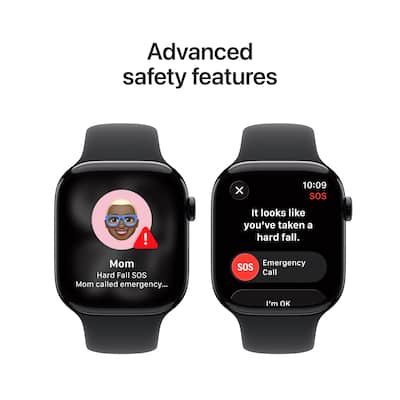 Apple Watch Series 11 (GPS+Cellular) 46mm Aluminum Case with Black Apple Watch Series 11 (GPS+Cellular) 46mm Aluminum Case with Black