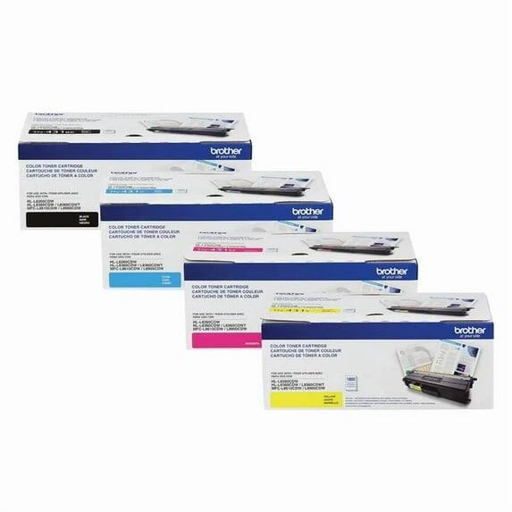 Genuine TN431 for MFC-L8610CDW 4-Pack Toner Cartridge Set (Cyan, Magenta, Yellow, Black) for Brother MFC-L8610CDW