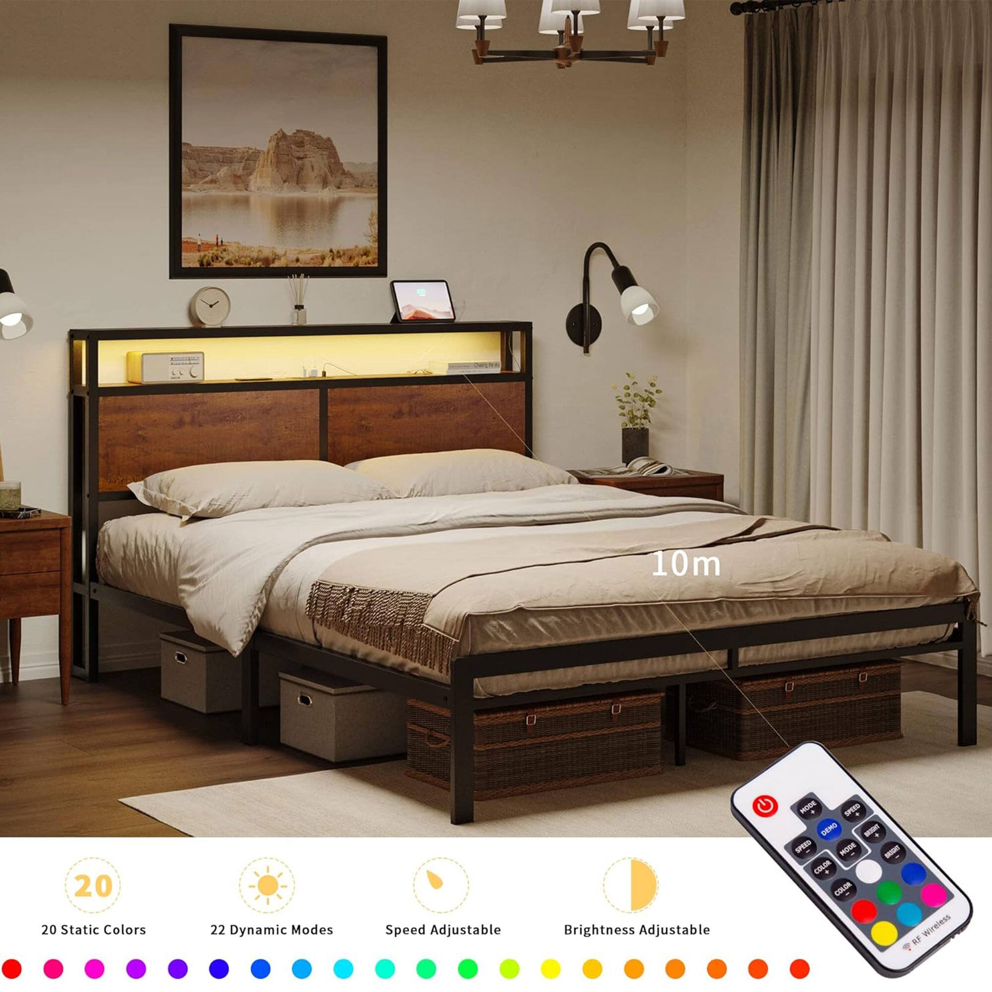 10m  
20 Static Colors  
22 Dynamic Modes  
Speed Adjustable  
Brightness Adjustable  
Wireless RF  
NOOE - SEMO