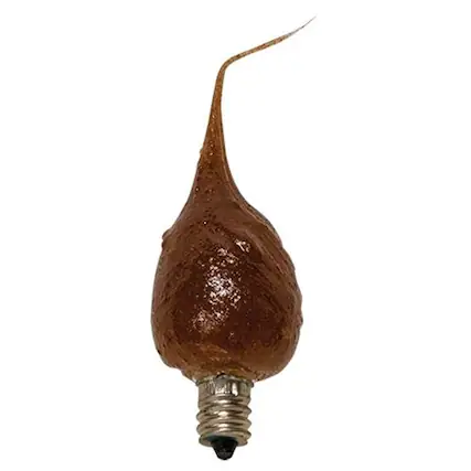 Front. BreeBe - Cinnamon Scented Silicone Bulb - 4 Watt - Brown.