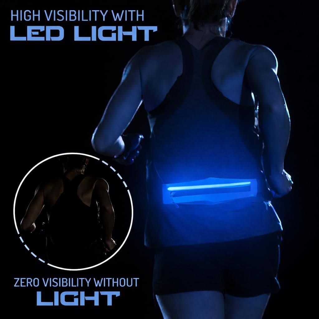 HIGH VISIBILITY WITH LED LIGHT  
ZERO VISIBILITY WITHOUT LIGHT