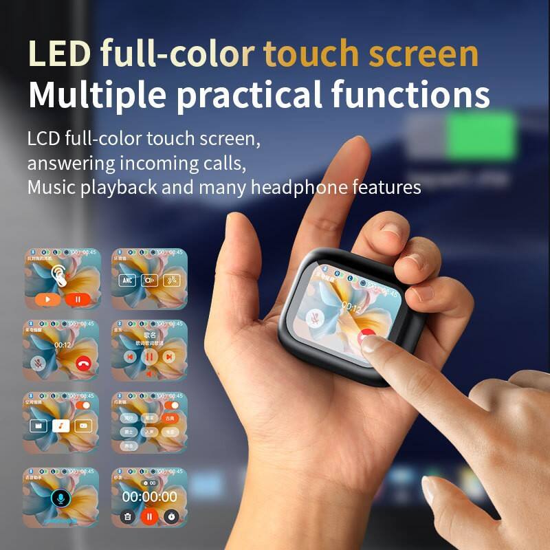 LED full-color touch screen  
Multiple practical functions  

LCD full-color touch screen, answering incoming calls, Music playback and many headphone features
