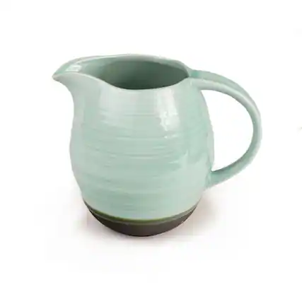Front. Euro Ceramica Home - Diana Professional Grade Porcelain Pitcher - 54 oz - Tint.