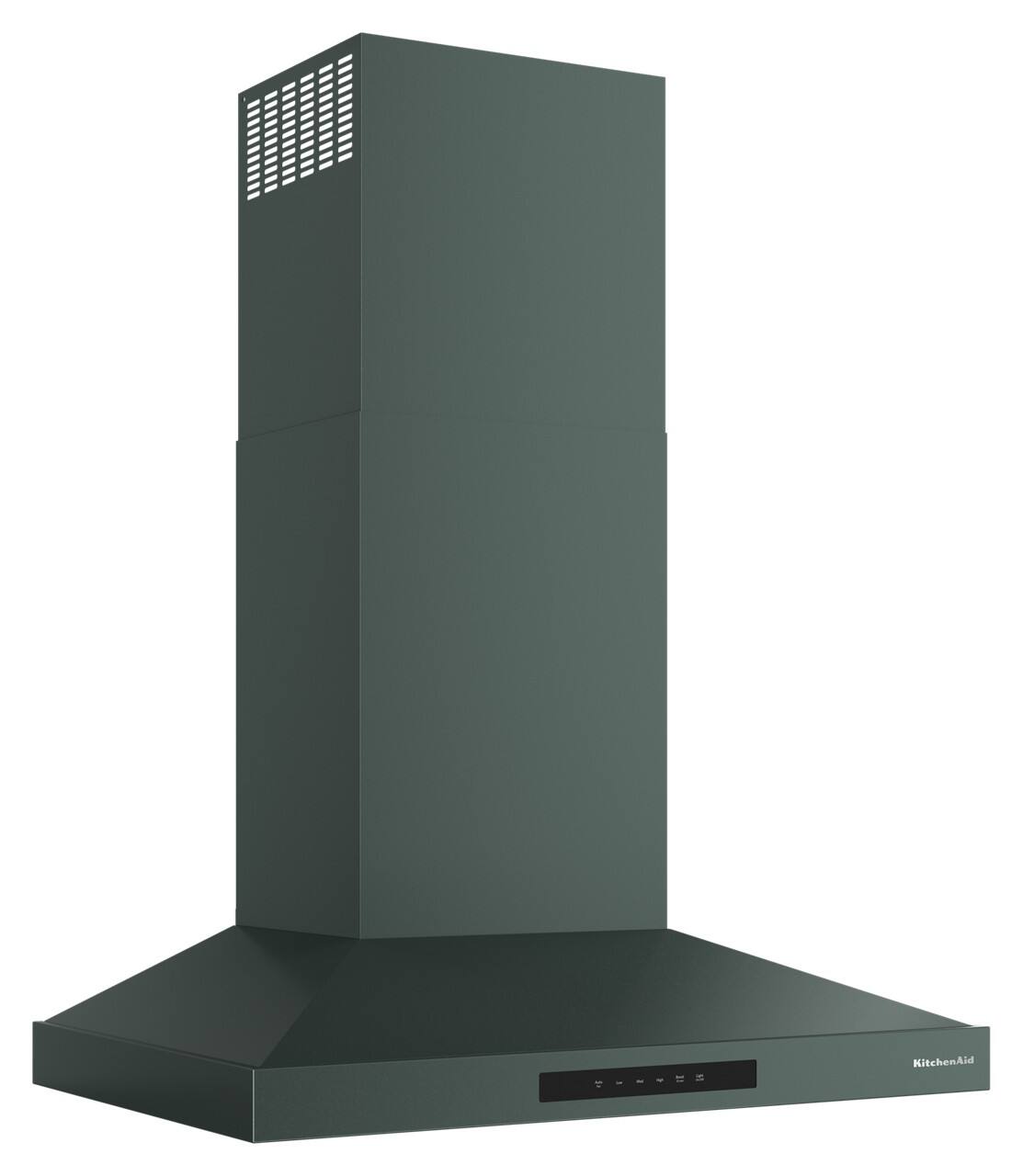 Angle. KitchenAid - 30" Vented or Convertible to Recirculating Wall- Mount Hood - Juniper.