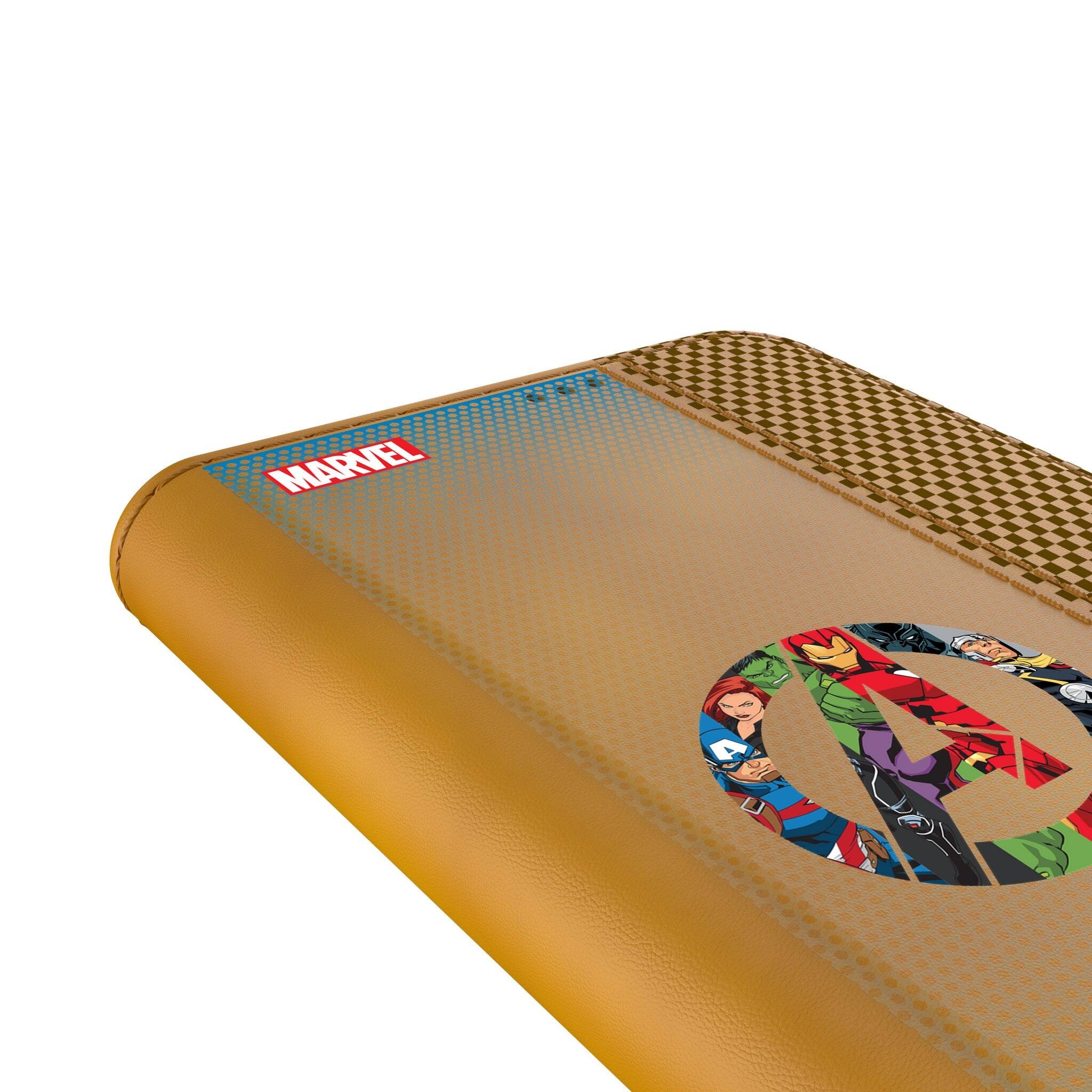 Alt View 1. Keyscaper - Marvel Grid Folio Phone Case - Samsung Galaxy S24 Plus - Avengers.